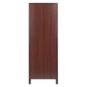 DB Brooke Walnut Armoire à gelée à 4 sections pour le stockage du vin dans les meubles de salle à manger - Product Image 5