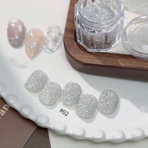 1 pot de paillettes argentées scintillantes pour ongles, <span class=keywords><strong>poudre</strong></span> de <span class=keywords><strong>sucre</strong></span> diamantée réfléchissante, cristaux de fée, <span class=keywords><strong>poudre</strong></span> de <span class=keywords><strong>sucre</strong></span> pour ongles, manucure holographique - Product Image 6