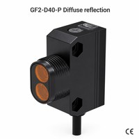 Capteur photoélectrique infrarouge à réflexion diffuse CORON GF2-D40-P PNP avec fil de connexion, distance de détection de 40 cm pour système de stationnement