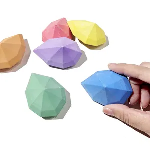 Ensemble de <span class=keywords><strong>craie</strong></span> de trottoir Jumbo en forme de diamant BEIFA, ensemble d'art de <span class=keywords><strong>craie</strong></span> de trottoir lavable non toxique - Product Image 1