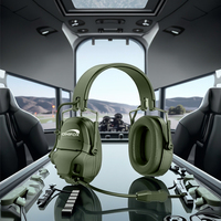 Prix d'usine Qualcomm Écouteurs de protection auditive supra-auriculaires étanches avec suppression du bruit ENC 85dB et fonction talkie-walkie double
