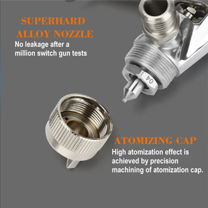 Pistola a Spruzzo HVLP LPH-50 Giapponese per Verniciatura, Spruzzatore Manuale per Riparazioni e Lavorazione Plastica - Product Image 2