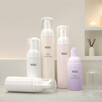 Botella de Plástico PET Vacía de 80ml/100ml con Bomba de Espuma para Jabón, para Limpieza Facial, con Etiquetado, Venta al Por Mayor