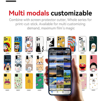 Pegatina trasera de teléfono personalizada, impresora de piel de teléfono móvil DIY para película de hidrogel, Protector de pantalla, Plotter de corte