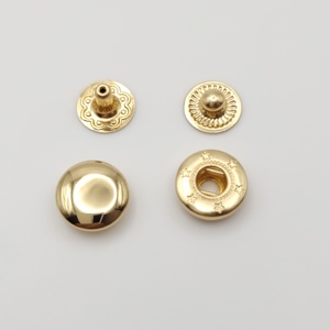 Nhà Máy Bán Buôn Tùy Chỉnh Kim Loại <span class=keywords><strong>Brass</strong></span> Vàng Sáng Bóng 12Mm Bấm Nút Kim Loại May Snap Nút Cho Trang Phục & Phụ Kiện - Product Image 5