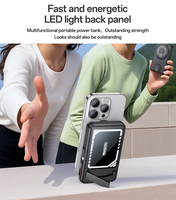 Yesido 10000mAh 20W Charge rapide sans fil Affichage numérique Tout-en-un Banque d'alimentation magnétique portable avec câble YP79