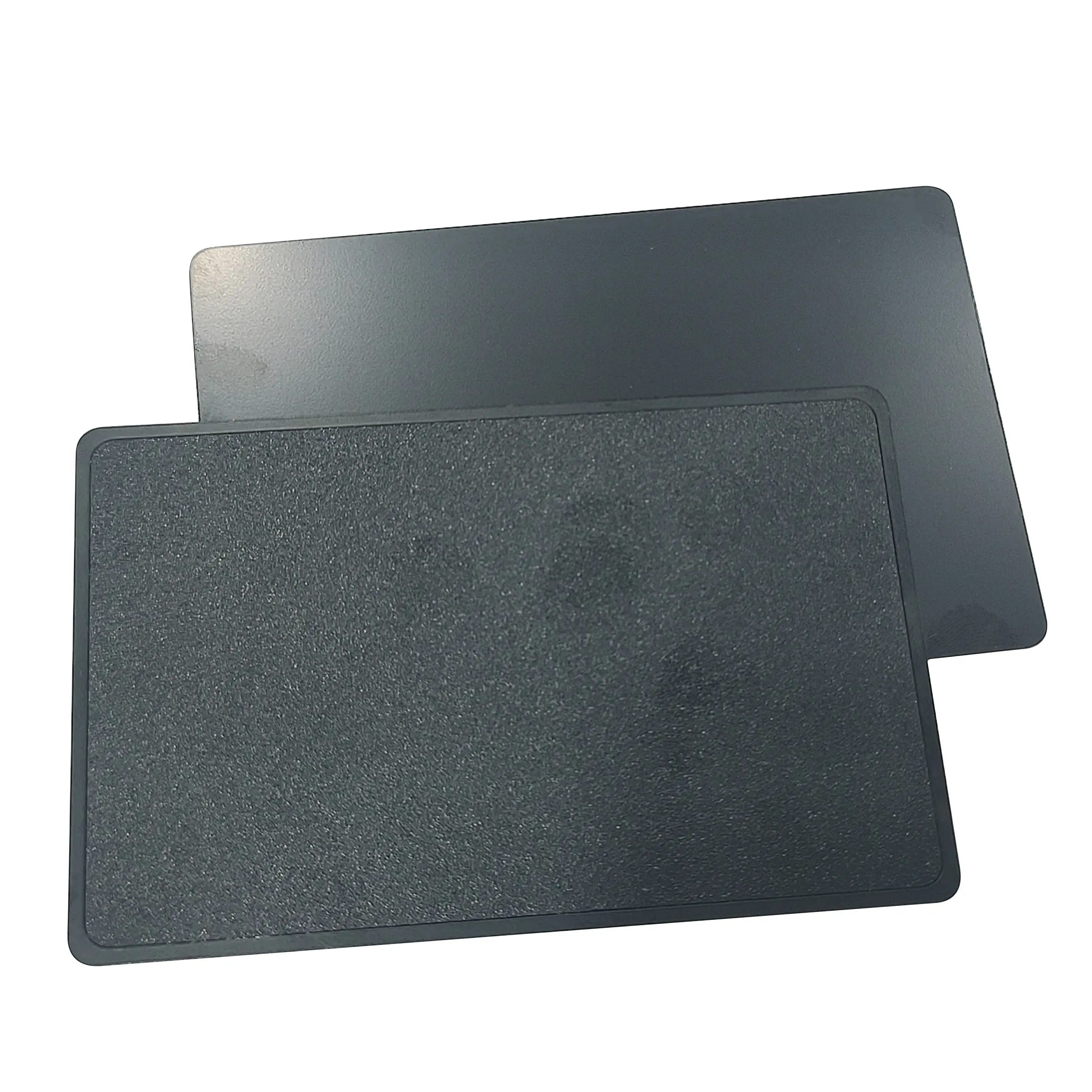 بطاقة أعمال من البولي فينيل كلوريد مطبوعة بالكامل حسب الطلب باللون الأسود غير اللامع وبطاقة أعمال فارغة بتقنية RFID وnfc