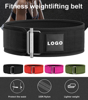 Ceinture de musculation personnalisée avec logo pour hommes, idéale pour le cross-training, les squats, la force athlétique et l'haltérophilie