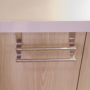 2 Layers Stainless Steel <b>Over</b> <b>Door</b> Cabinet <b>Door</b> Towel Rack - Product Image 5