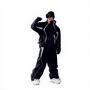 Traje de Esquí y Snowboard Unisex de <span class=keywords><strong>Alta</strong></span> <span class=keywords><strong>Gama</strong></span> YZ, Transpirable, Impermeable, Cálido, Resistente al Viento, 100% Poliéster para Adultos, Exportación - Product Image 1