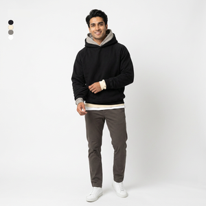 Personnalisé Célèbre Marque Même Styles 460g Surdimensionné Unisexe Poids Lourd Hoodies - Product Image 1