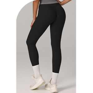 Fitness Casual <b>Leggings</b> Solid Color High Waisted Yoga Moisture Wicking Breathable Anti-Bacterial <b>Mesh</b> Skinny Running Exercise - Product Image 2