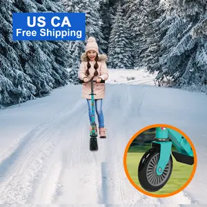 US CA Kostenloser Versand Drops hipping Factory Supply Großhandel faltbare höhen verstellbare Kinder Kick Scooter Kinder Ski Roller