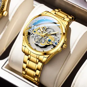 Stainless Steel Watches Top Brand Quartz Watch Fashion Business Calendar Minimalist Wristwatch For Men Valentine's Day Gift