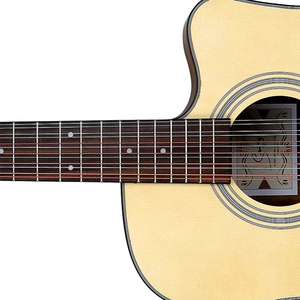 12 <b>String</b> Acoustic Guitar Spruce Plywood Walnut Back and Sides Cutaway Design Matte Musical <b>Instrument</b> - Product Image 3