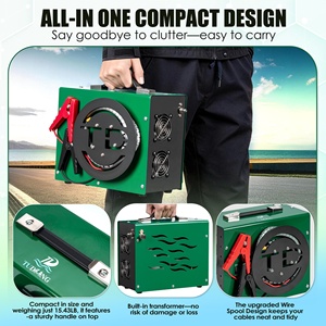 Compresseur d'air PCP TUDIVING avec transformateur intégré, pratique à transporter, 12V 30MPa 300 bars 4500 PSI, pour la chasse, la plongée, le paintball - Product Image 4