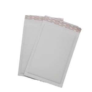 Custom Printed <b>white</b> Corrugated Kraft Paper Bag with peel and seal tape for Brand Logo & Merchandise Packaging - Product Image 4
