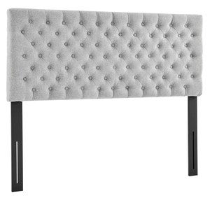 Fabbrica a basso prezzo popolare pulsante Tufted morbido testa del <span class=keywords><strong>letto</strong></span> con gambe in metallo testiera imbottita solo per la vendita