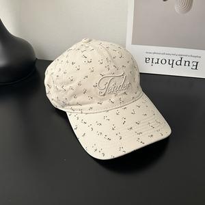 Gorra de Béisbol Deportiva Unisex de 6 Paneles, Ajustable, con Letras Bordadas en 3D Coreanas, de PVC, Mezclilla/Algodón, para Primavera/Verano - Product Image 4