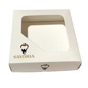 Emballages alimentaires Coffret Gateau đóng gói rõ ràng cửa sổ bánh tráng miệng hộp bao bì hộp cho thực phẩm và bánh ngọt