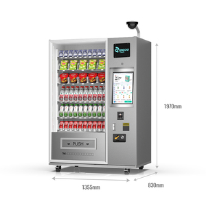 24 giờ tự phục vụ Snack Máy bán hàng tự động kết hợp đồ uống Snack Máy bán hàng tự động với thanh toán tiền mặt - Product Image 6