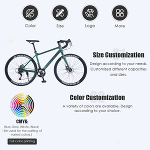 Vélo de <span class=keywords><strong>route</strong></span> 700C à prix compétitif, fabriqué en Chine, avec cadre en acier Hi-ten, 21 vitesses, frein à disque, Bicicleta De Carretera pour adultes - Product Image 2