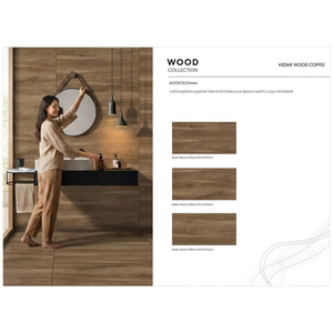 Crema Wood Effect Porcelain <b>Tiles</b> 600x1200mm Natural Texture Non Slip Large Format Floor Wall - Product Image 3