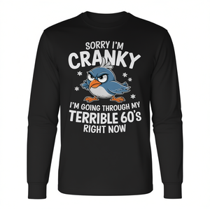 Lo siento, estoy de mal humor, estoy pasando por mi etapa terrible de los años 60, camiseta de manga larga - Product Image 2