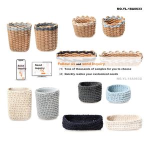 <span class=keywords><strong>Cesta</strong></span> de cuerda de algodón tejida a mano de la misma marca famosa, <span class=keywords><strong>cesta</strong></span> de almacenamiento de ropa sucia para mascotas - Product Image 3