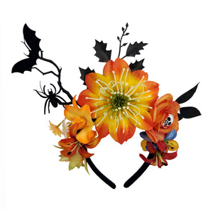 Diadema gótica oscura con diseño de murciélago y araña para Halloween, Día de Muertos, actuaciones escénicas, fiestas y disfraces. - Product Image 5