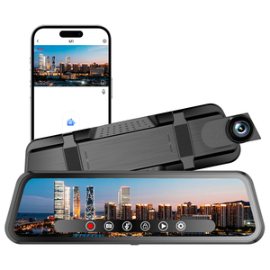 Calidad Premium 1080P Stream vehículo DVR espejo pantalla Dash Cam cámara frontal y trasera para coches cámara grabadora de vídeo - Product Image 1