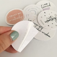 Autocollant personnalisé d'affirmation quotidienne, esthétique et Positive, message inspirant, planificateur de motivation