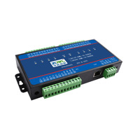 Contrôleur avancé à 8 canaux avec comptage des impulsions et ASCII |   Modbus TCP/RTU Cloud APP 8DI/8DO Rail DIN 12-24V DC Ethernet/RS485