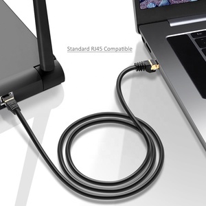 Cable Ethernet Cat8 de Alta Velocidad 40Gbps RJ45 2000MHz <span class=keywords><strong>S</strong></span>/FTP, Cable de Conexión con Cubierta Suave, Longitud de 0.5M a 25M, Cables de Comunicación Cat8 - Product Image 6
