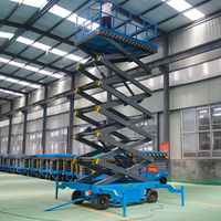 Plateforme élévatrice à ciseaux mobile hydraulique 4m 5m 6m 8m 10m 12m 14m 16m 18m, plateforme élévatrice à ciseaux remorquable pour travaux en hauteur