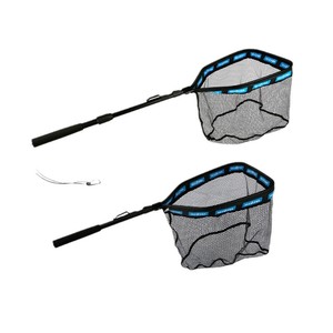 Filet de pêche en aluminium rétractable pliable flottant pour appâts, filet à colle suspendu SP008F de 100 cm - Product Image 5