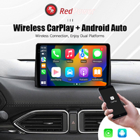 Autoradio rouge HI-FI pour Mazda CX-5 2017-2021 9.5 pouces 2k écran Android lecteur DVD de voiture 2din DSP Carplay GPS Navigation