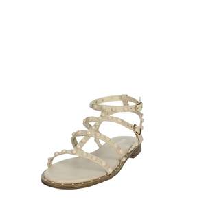 Sandalo piatto beige da ragazza Patrizia Pepe J3717.02 con dettagli a borchie e cinturini - Product Image 6