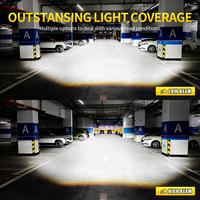Feux antibrouillard super lumineux pour moto, éclairage de travail LED 12V, phare LED blanc pour moto, tout-terrain, camion, tracteur, bateau P2 Plus