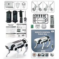 Neuestes Laufendes Roboter-Spielzeug: Intelligenter Solar-Roboterhund Bausatz – Solarbetriebenes Wissenschafts-Kit für Kinder