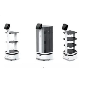 <span class=keywords><strong>Robot</strong></span> <span class=keywords><strong>Camarero</strong></span> para Restaurante MiCity, <span class=keywords><strong>Precio</strong></span> de Fábrica, con Navegación Láser, 4 Bandejas, Carga Útil de 40 kg, para Servicio de Entrega de Alimentos - Product Image 5