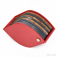 Coffret Cadeau Écologique Rigide Courbé Personnalisé avec Sous-Verres en Ardoise Premium, Boîte Rigide Rouge à Fermeture Magnétique, Lamination Mate, pour Entreprises