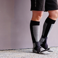 Chaussettes d'hiver chaudes pour femmes adultes, chaussettes longues en laine épaisse, chaussettes de ski en laine mérinos, vente chaude
