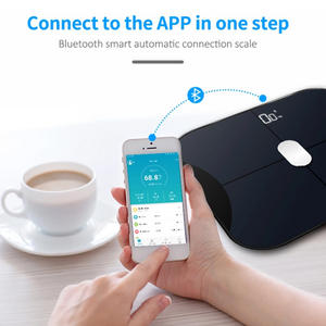 Kostenlose API SDK-Verbindung APP Gehärtetes Glas ITO Personal Body Fat bmi Waage <span class=keywords><strong>Digital</strong></span> waage Post waage - Product Image 5