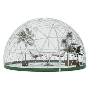 Dome <b>Tent</b> 6-8 Person PVC Transparent Outdoor Garden Igloo Modern Four Season Use Extended Type <b>Large</b> Space - Product Image 3