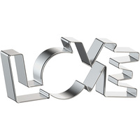 Emporte-pièce Cœur Saint-Valentin en Acier Inoxydable, Moule à Biscuits, Coupe-Pâte, Outil de Cuisson pour Desserts de Fête