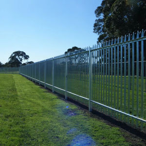 Clôture de palissade de fourche de diables de sécurité en acier galvanisé ornemental de dessus de lance de cour de tour de télécom - Product Image 4