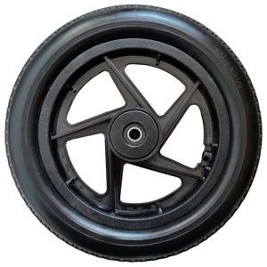 Roue de fauteuil roulant en mousse PU de 12 pouces Cheng Jin Vehicles, roue pleine en polyuréthane sans air, accessoires pour fauteuil roulant manuel - Product Image 2