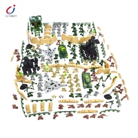 Jeu de soldats en plastique miniature pour enfants, bon marché, pour jouer à l'intérieur