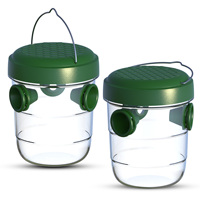 Piège à mouches et à guêpes non toxique Attrape-insectes à appât durable pour jardin domestique et patio
